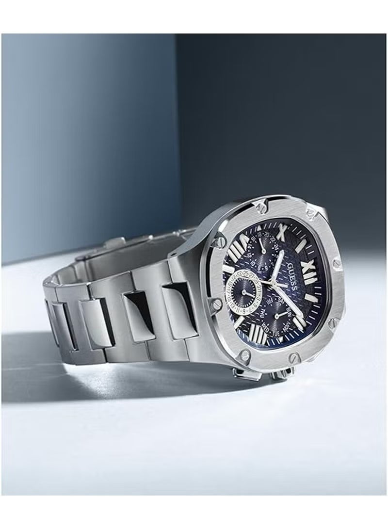 GUESS Headline Men's Multifunction Analog Quartz Stainless Steel Watch GW0572G1 - 42mm - Image 4